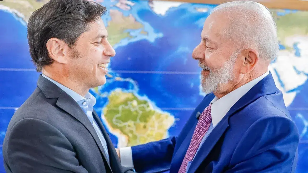 Kicillof y Lula da Silva