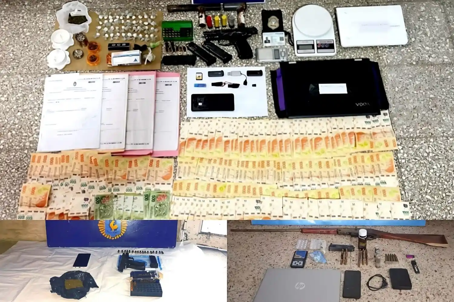 Quiénes son los policías detenidos involucrados en la venta de drogas
