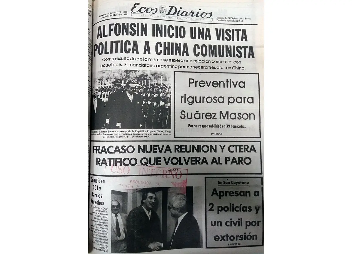 Sábado 14 de mayo de 1988