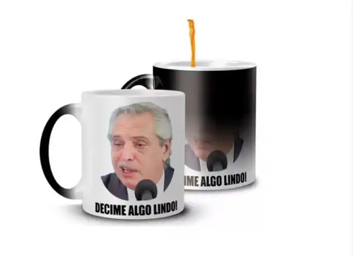 En Internet vieron la oportunidad y ya venden tazas haciendo referencia al polémico video del ex presidente.