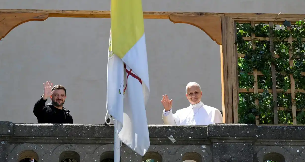 El papa León XIV recibió a Zelenski, el presidente de Ucrania