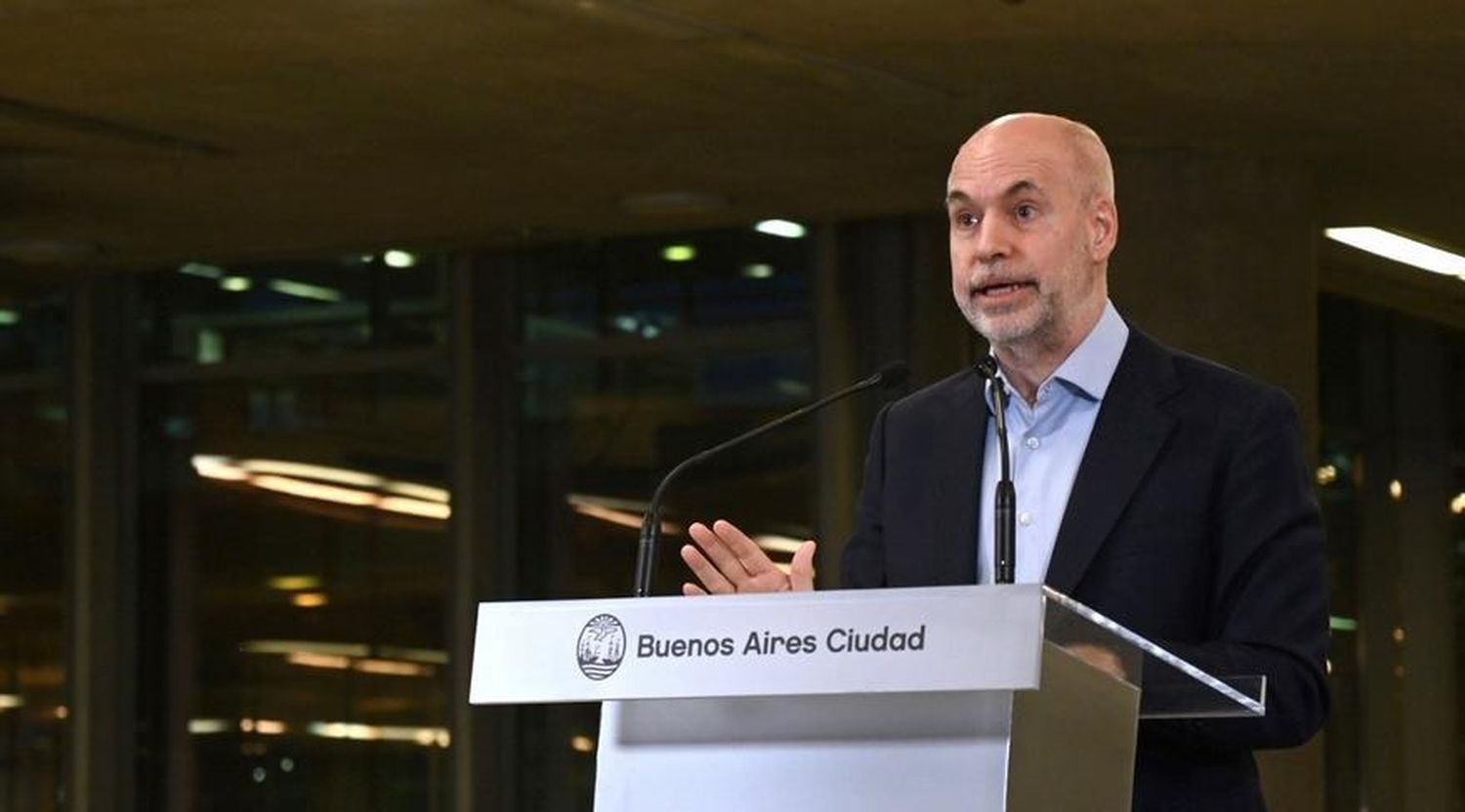 Conferencia de prensa de Rodríguez Larreta.