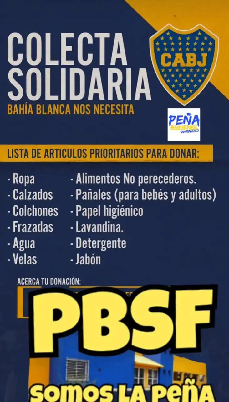 flyer peña boquense bahia blanca