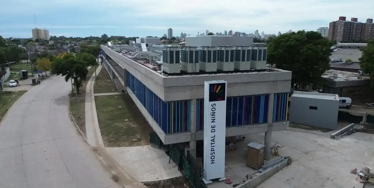 Tramo final de los trabajos en el hospital del oeste capitalino.