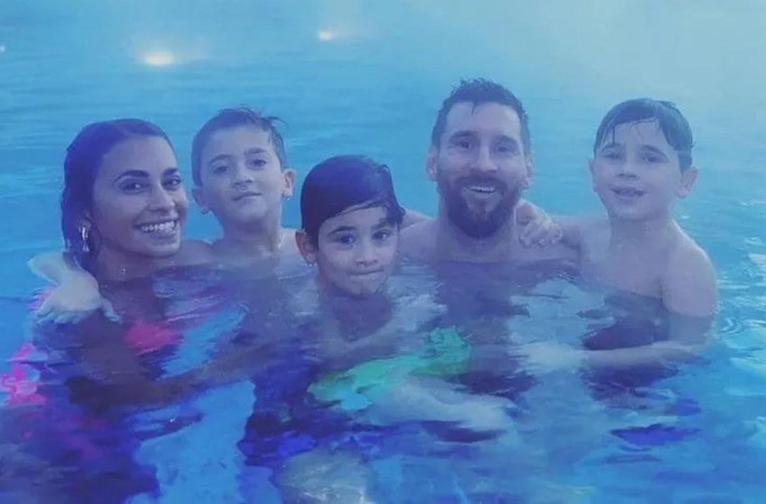 Messi compartió un fantástico álbum de fotos de sus mini vacaciones en Los Alpes de Francia