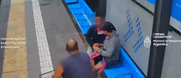 Moreno: Dos personas ingresaron armados al Tren de la Línea Sarmiento pero fueron detenidos