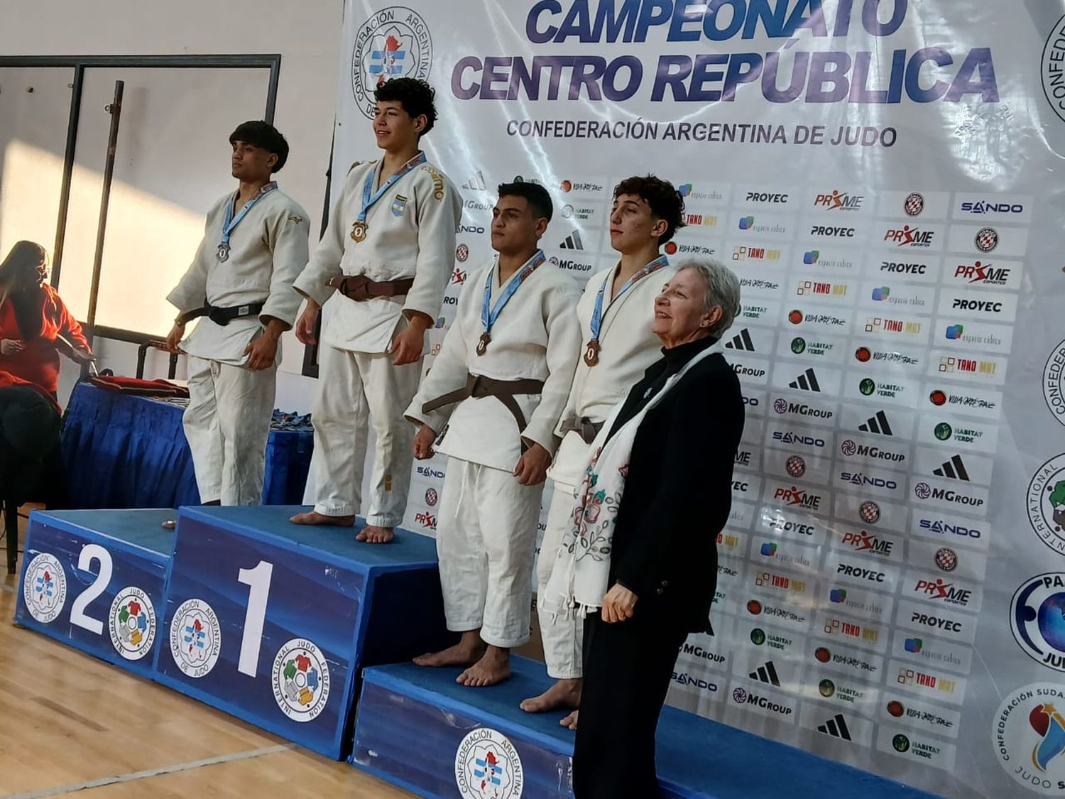 Tobías Vidal logró la medalla de plata en el Campeonato Centro República de Judo