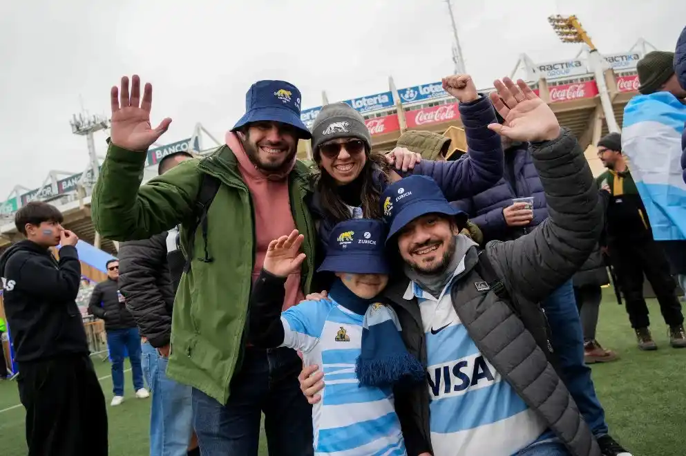 Córdoba fue sede de otra fiesta del rugby internacional con Los Pumas en el Kempes.
