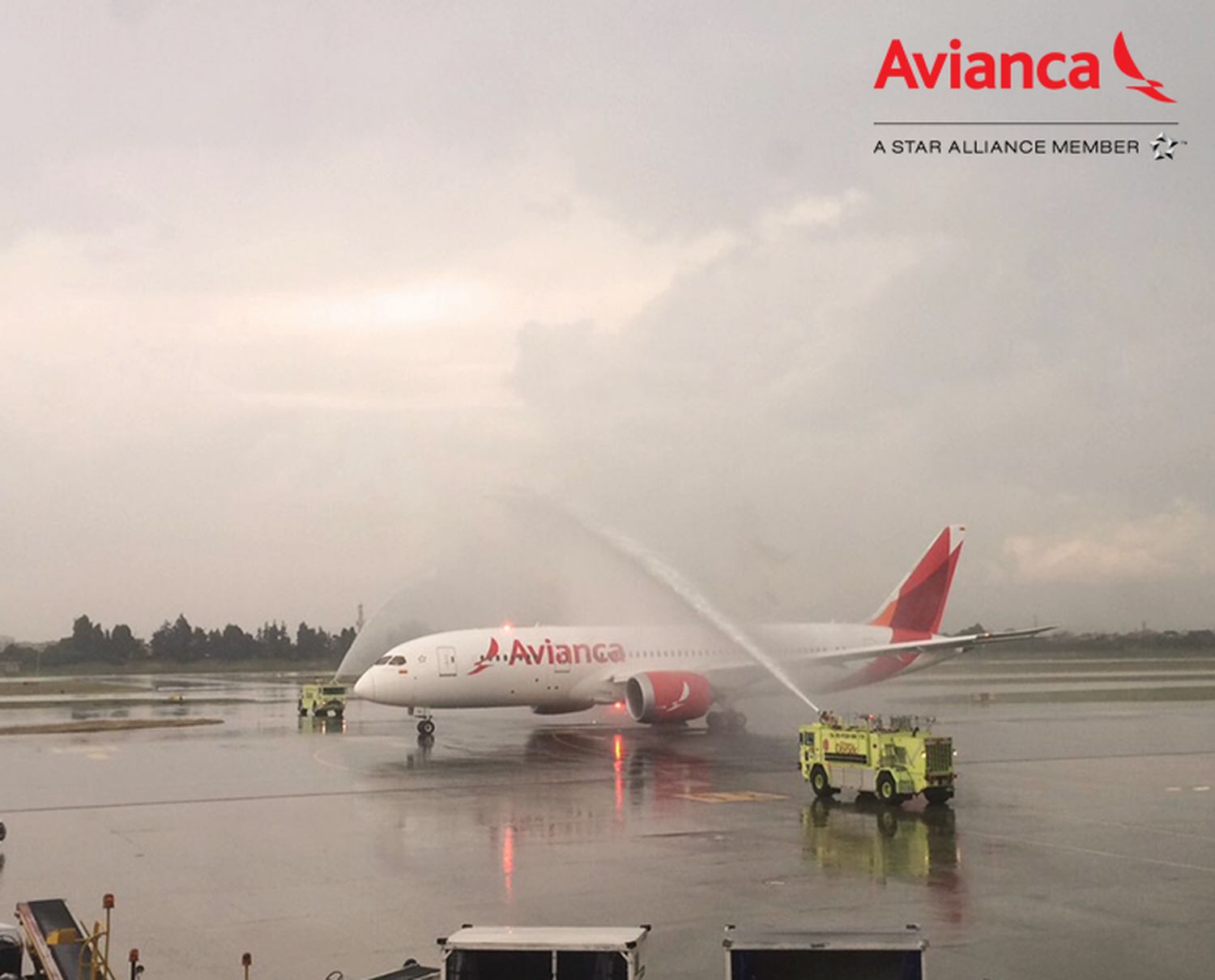 Se realizó hoy el primer vuelo regular de un Boeing 787 de Avianca