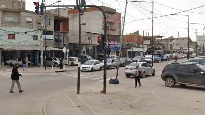 Lugar donde se produjo el homicidio de Diego Emanuel Mancuello Ortiz.