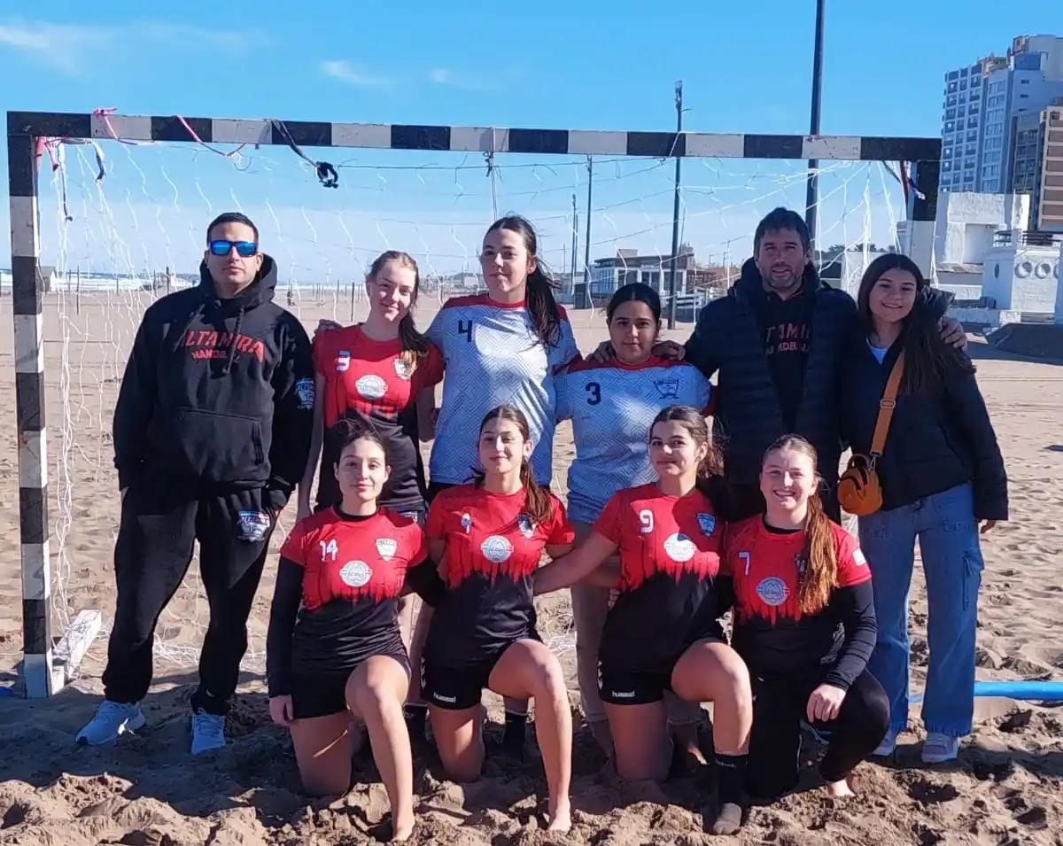 La categoría Sub-18 de las damas de Necochea, que pasaron de fase en los Juegos Bonaerenses