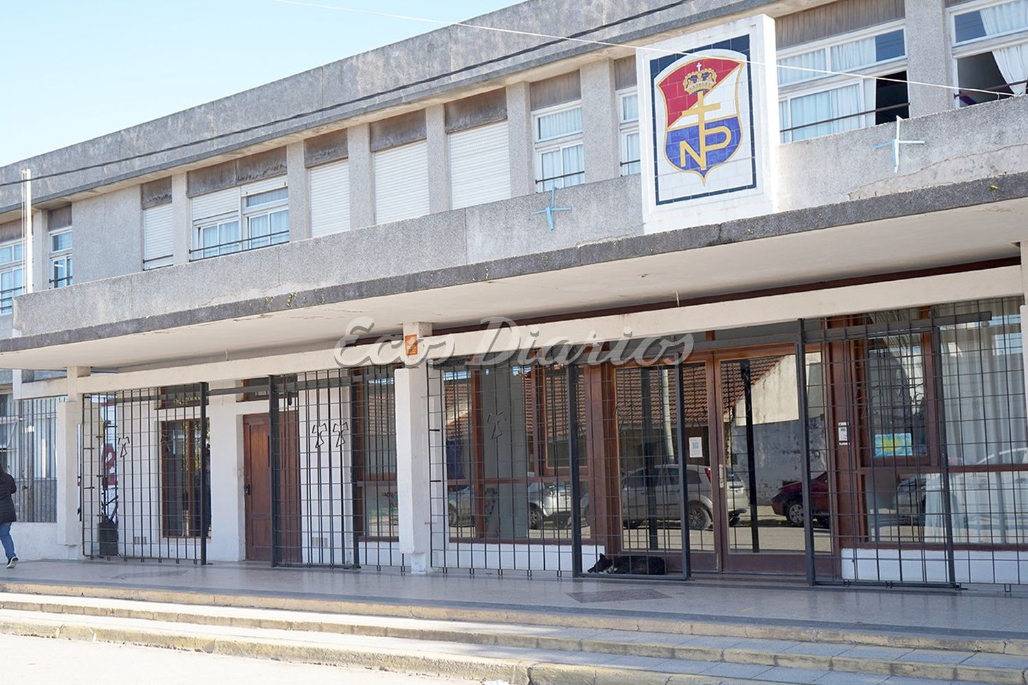 De festejo. El Instituto Nuestra Señora de Nueva Pompeya funciona en calle 79 Nº 2565