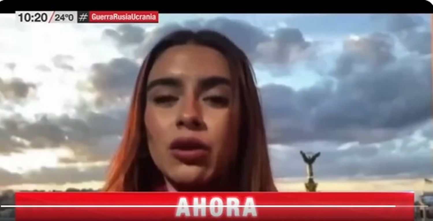 La policía ucraniana controló la documentación de la corresponsal de C5N