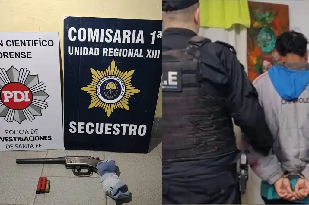 Un hombre fue herido con un arma de fuego en la región y el agresor terminó detenido