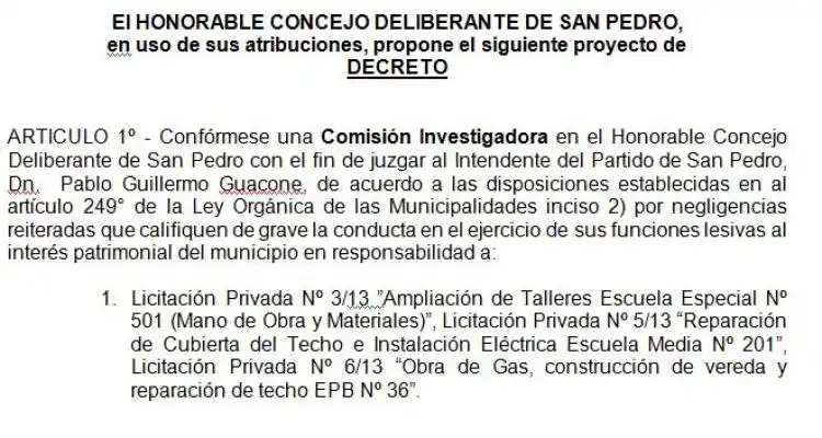 Comisión Investigadora: Introducen modificaciones y agregan temas