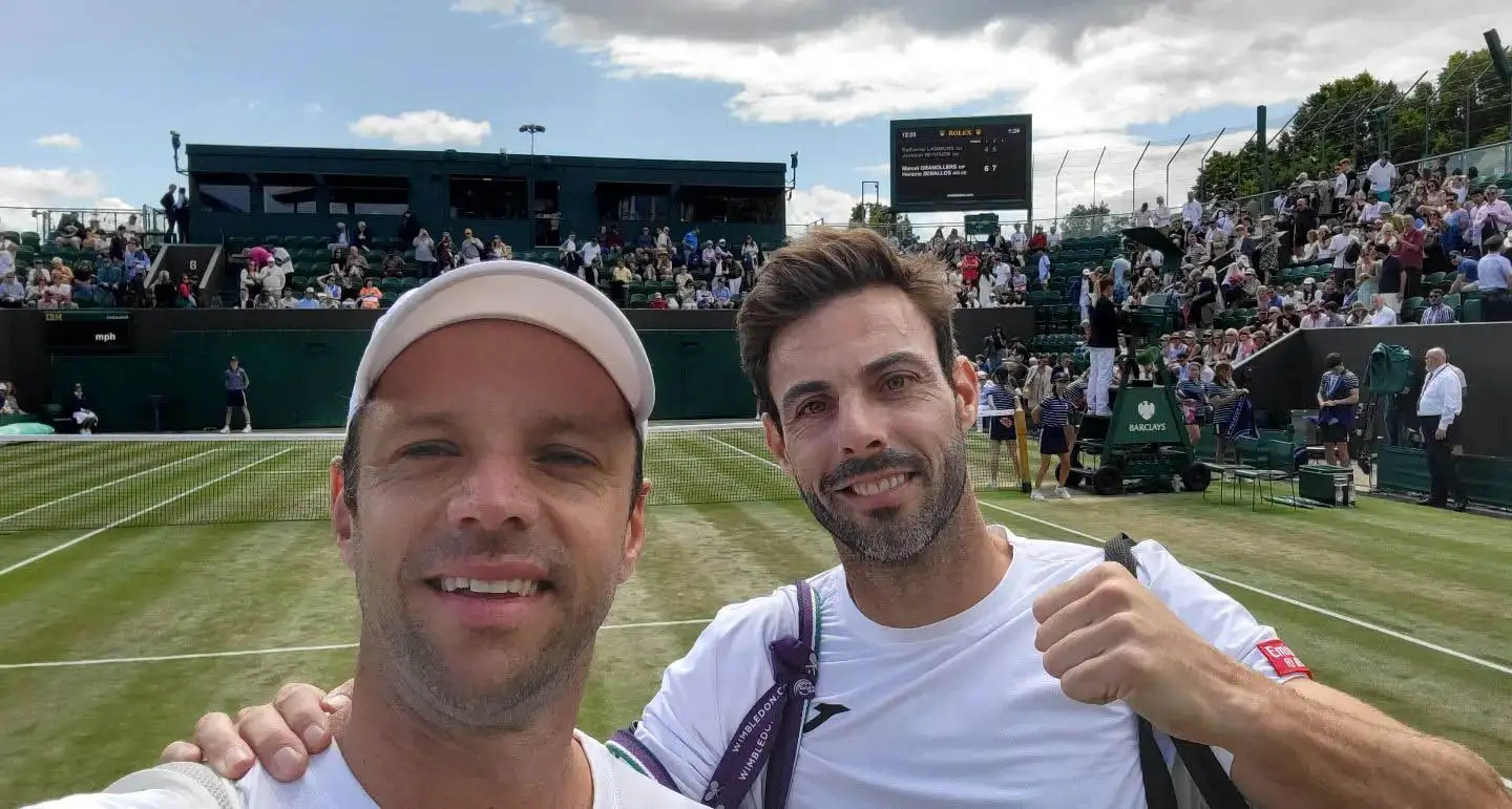 La dupla conformada por Horacio Zeballos y  Marcel Granollers