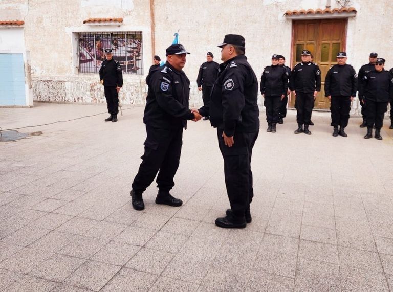 Adrián Galigani en el acto de asunción como jefe regional, en el año 2023. Crédito: Relaciones Policiales.