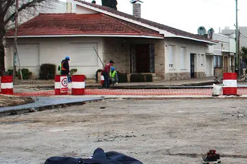Pavimento en la 53