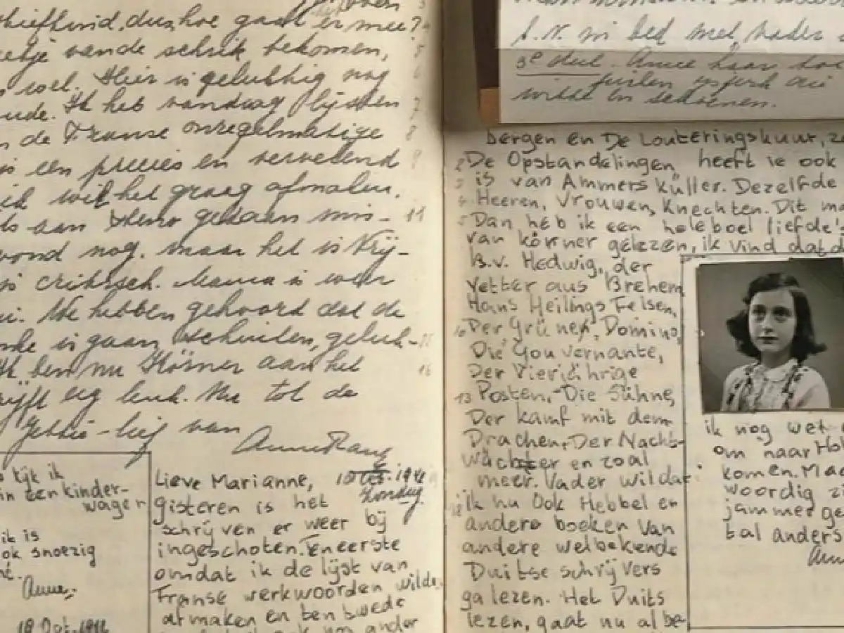 Descifraron dos nuevas páginas del diario de Ana Frank en Ámsterdam