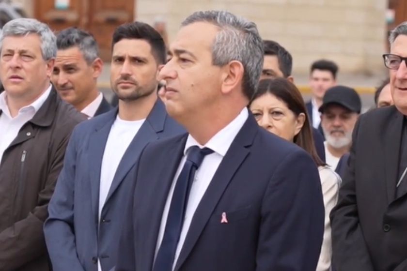 El intendente Pablo Javkin.