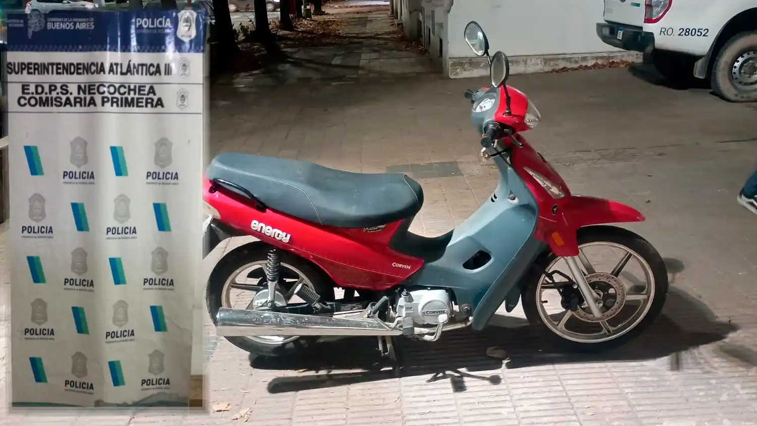 Rodado, que fue recuperado por el personal policial