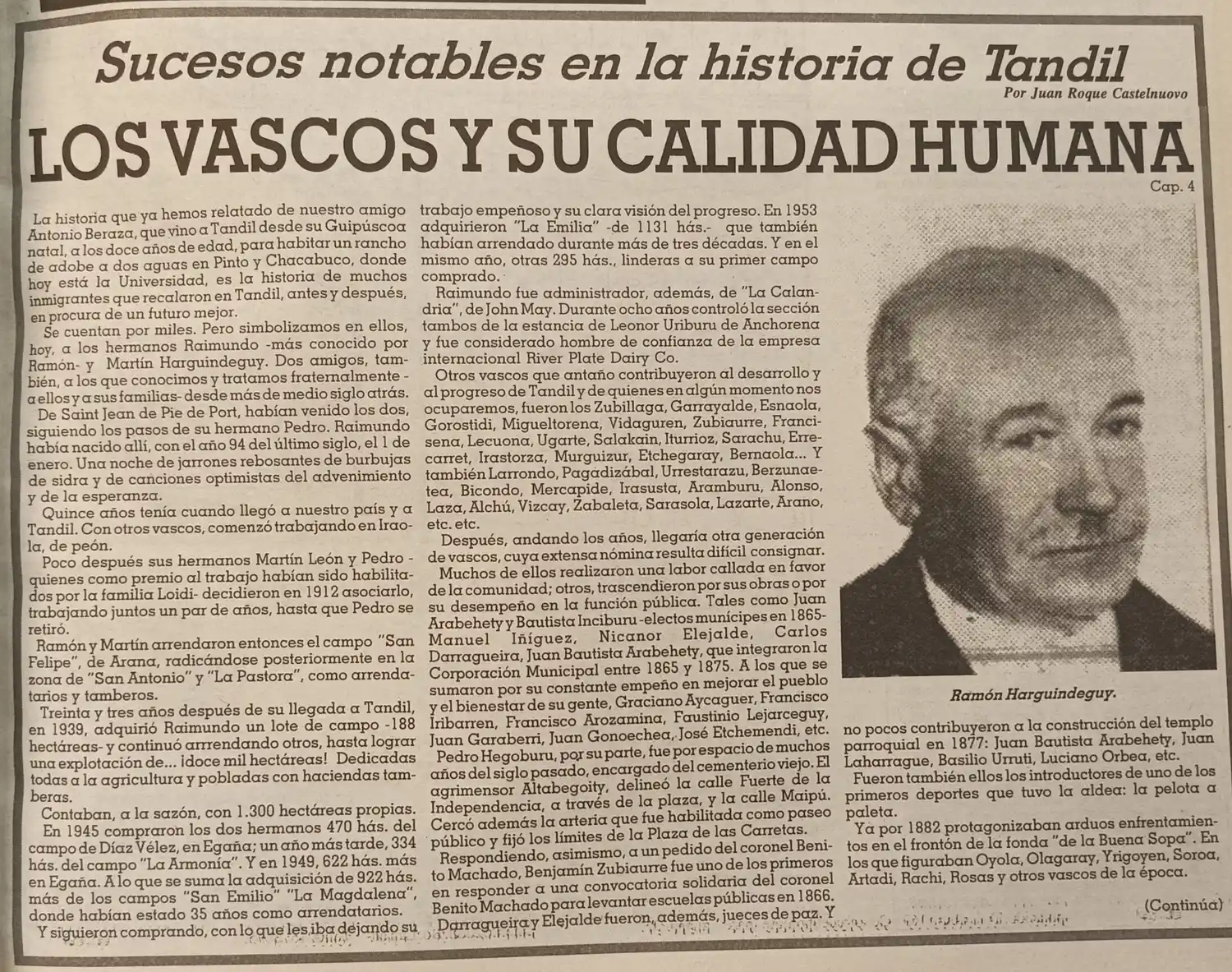 Los vascos y su calidad humana - Cap. 4