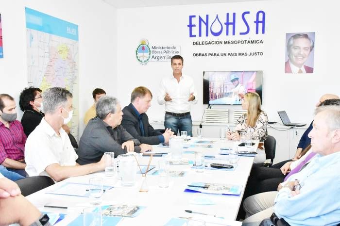 La Cámara Entrerriana de la  Construcción valoró la inversión que ENOHSA realiza en obras