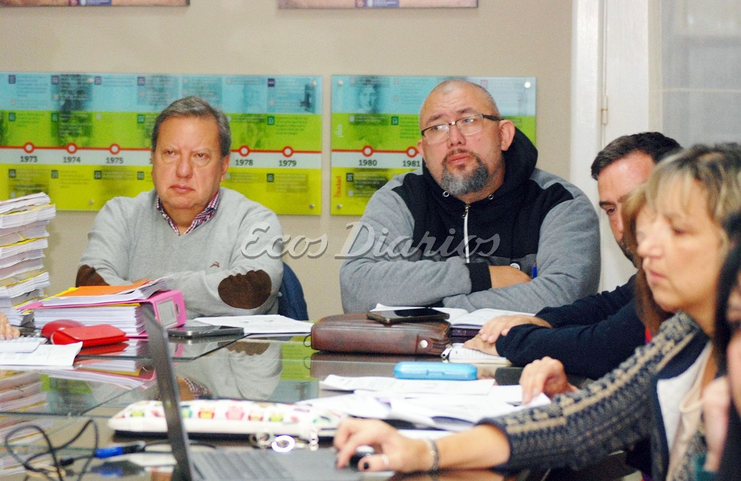 Un pasaje. De la reunión de ayer en el Concejo