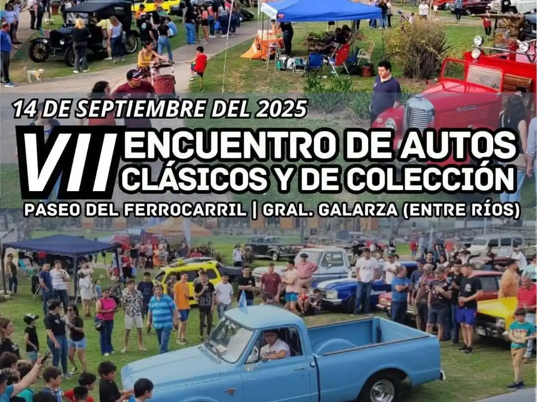 General Galarza se prepara para el VII Encuentro de Autos Clásicos y de Colección