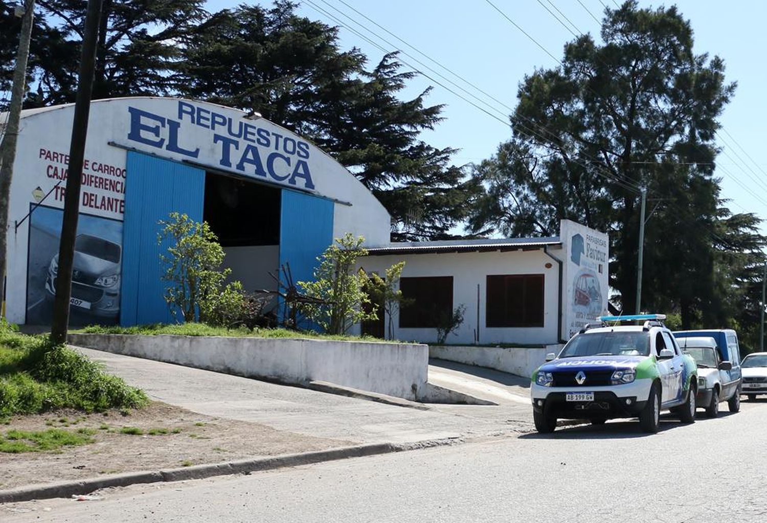 La policía realizó una inspección de rutina en El Taca