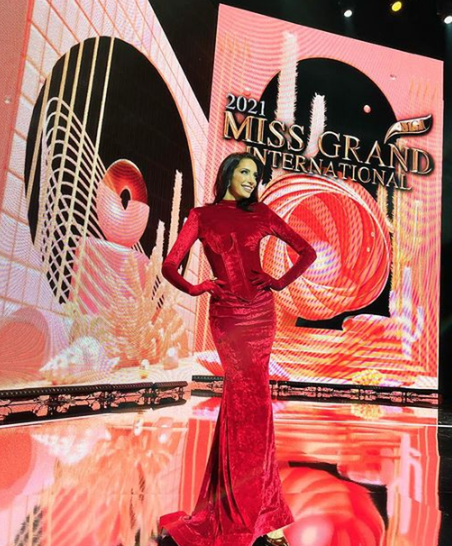 Vanessa Coello en la preliminar. Foto Instagram