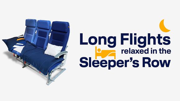 Lufthansa suma la modalidad «Sleeper’s Row»