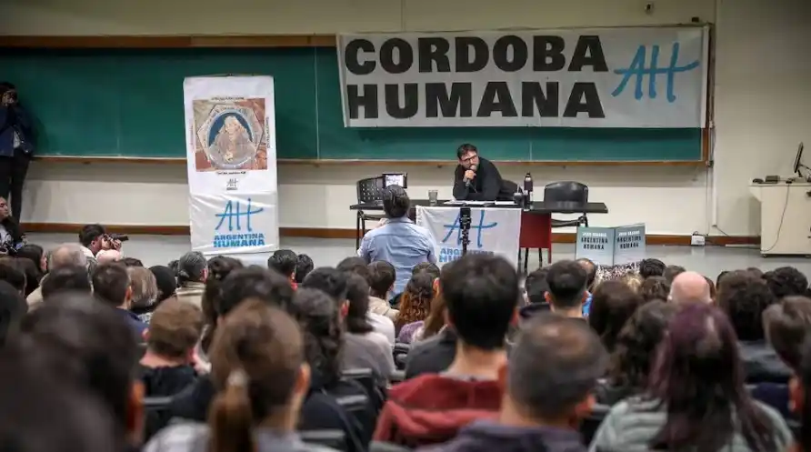 Juan Grabois en Córdoba para presentar su libro "Argentina Humana".