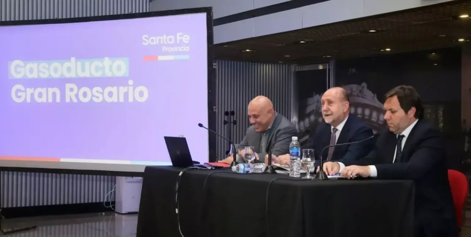 La obra del Gasoducto Gran Rosario fue presentada por el gobierno de Santa Fe