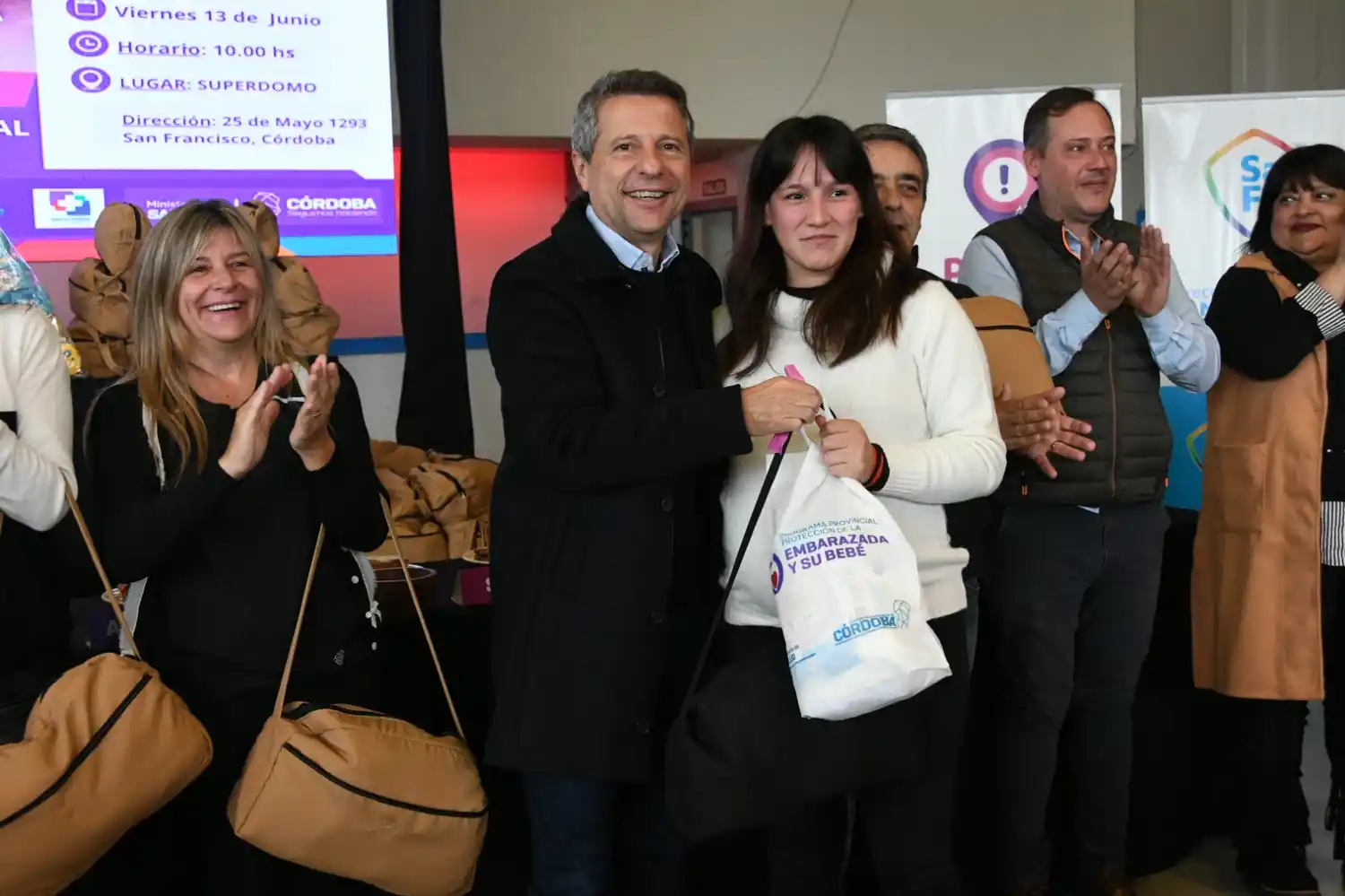 Entregaron kits en el marco del Programa de Protección de la Embarazada y su Bebé.