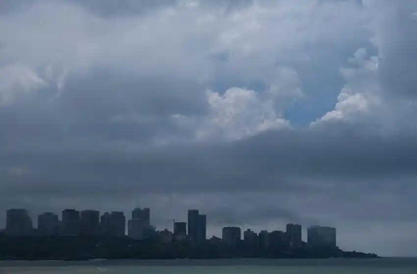 Humedad, llovizna y frío: el domingo gris en Mar del Plata