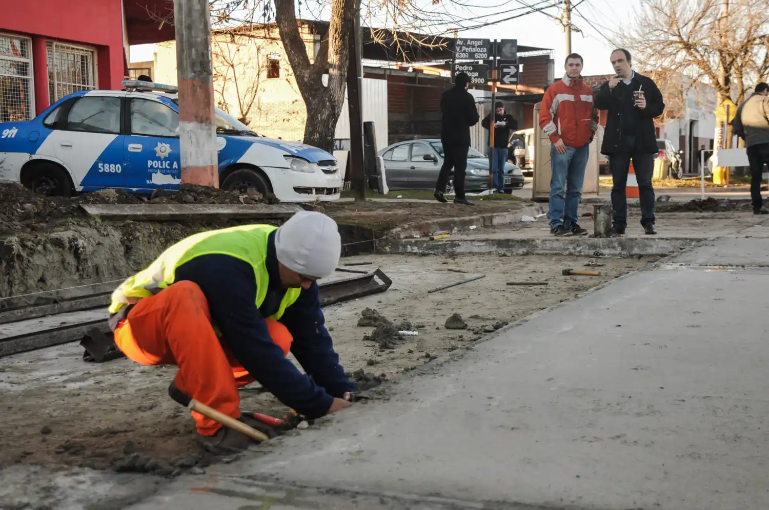 Continúan las obras de bacheo en la ciudad