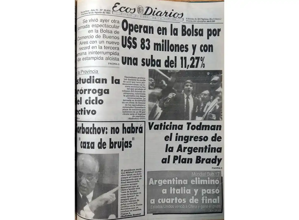 Viernes 23 de Agosto de 1991