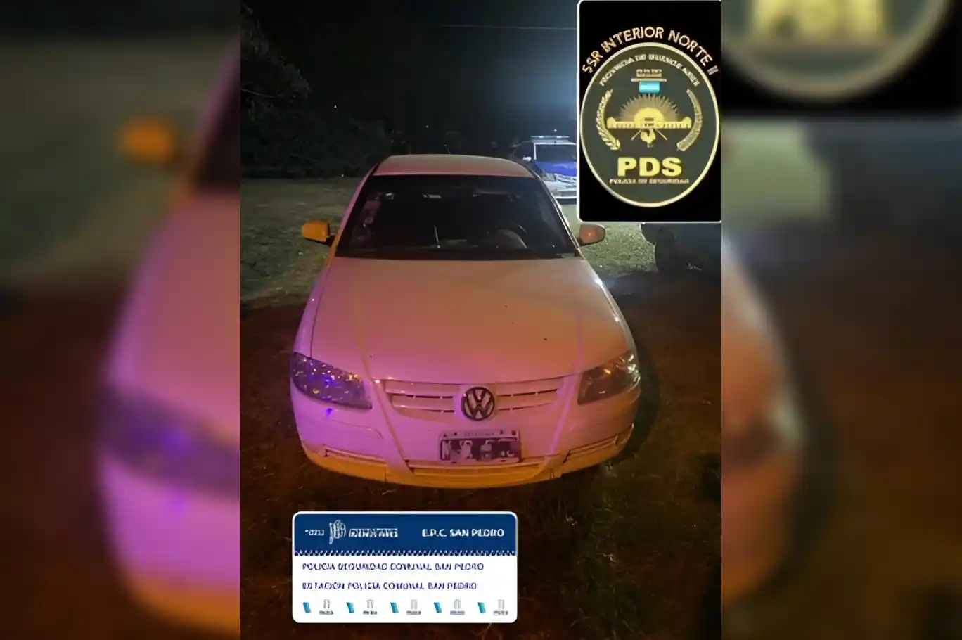 El Gol fue secuestrado y quedó a disposición de la Justicia.