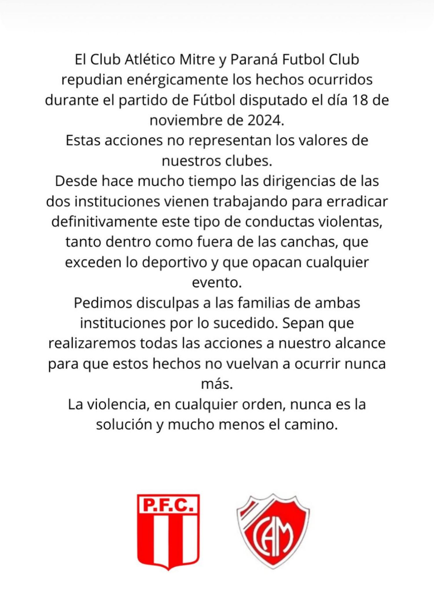 Comunicado parana