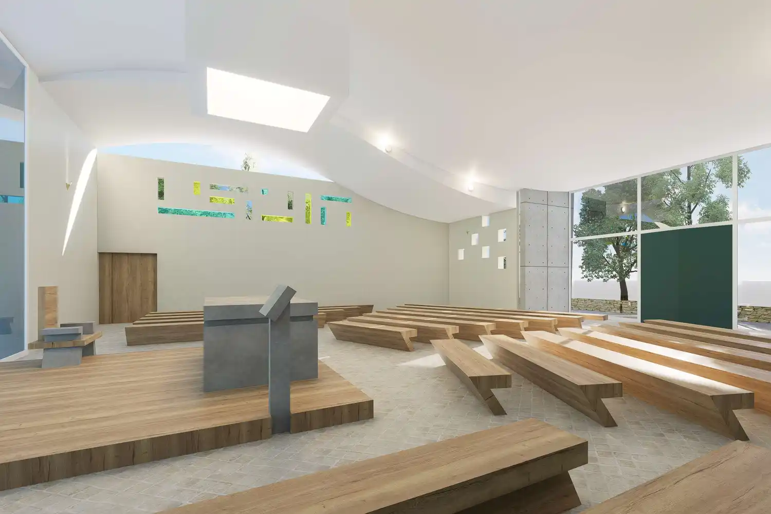 capilla santa maria rafaela eduardo tomassini diego martino - 8