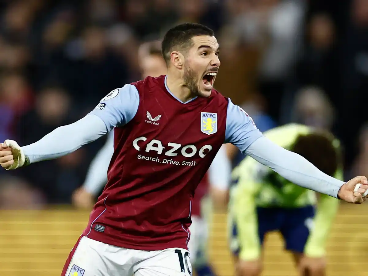 Buendía anotó un gol para Aston Villa