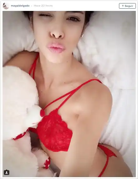 La foto de Maypi Delgado que deslumbra a todos en las redes 