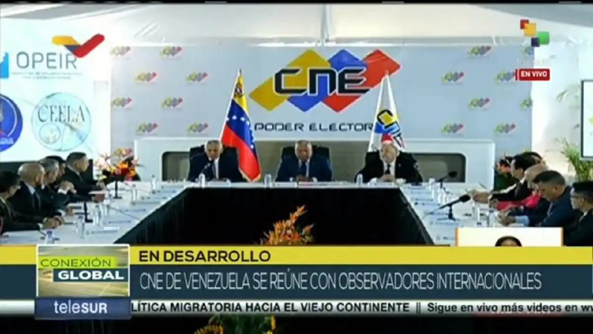 Elvis Amoroso «todos los partidos» postularon a sus candidatos: «el CNE ha cumplido con las leyes»