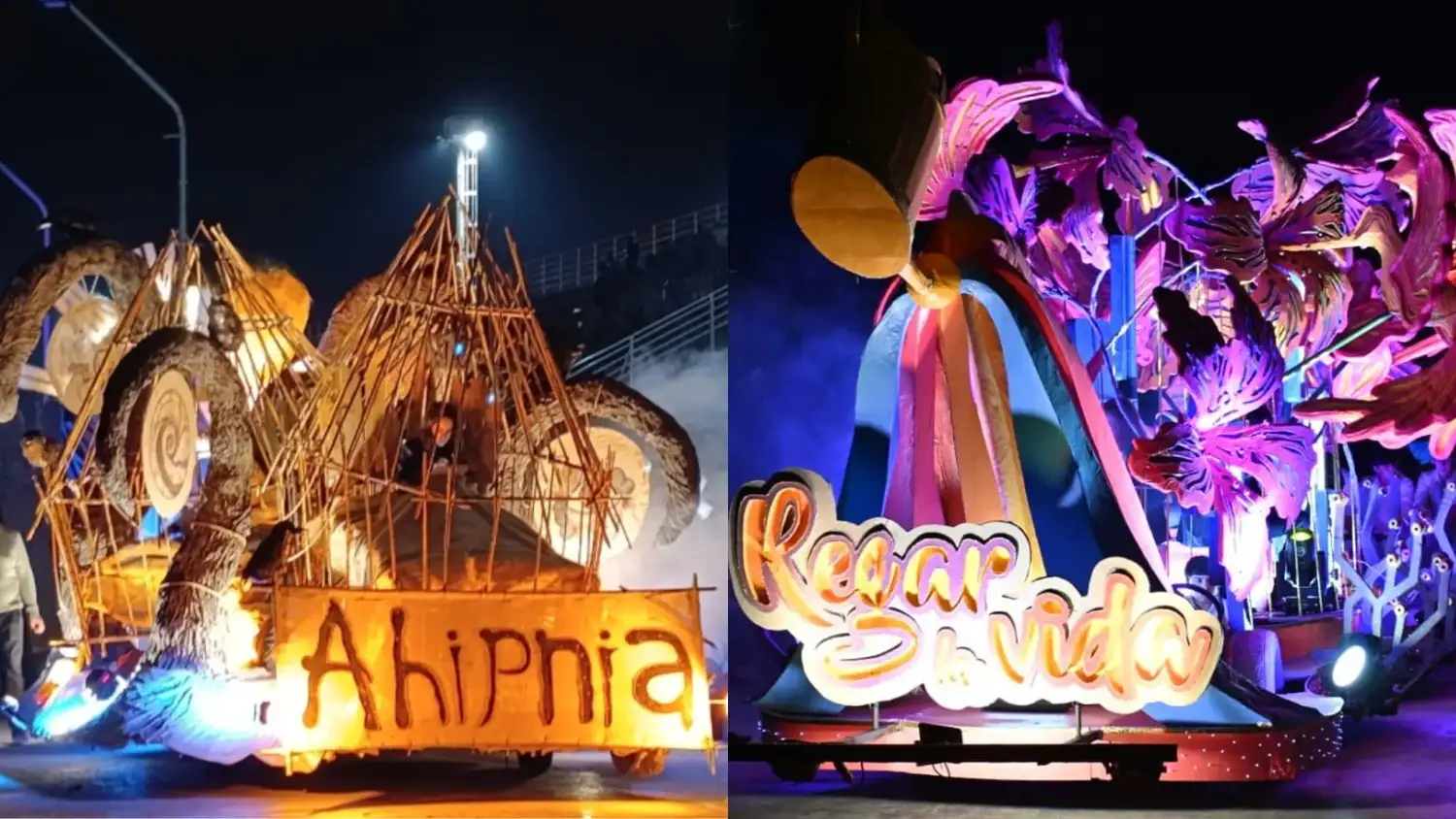 "Regar la vida" y "Ahipnia" fueron elegidas ganadoras del Desfile de Carrozas Estudiantiles 2026
