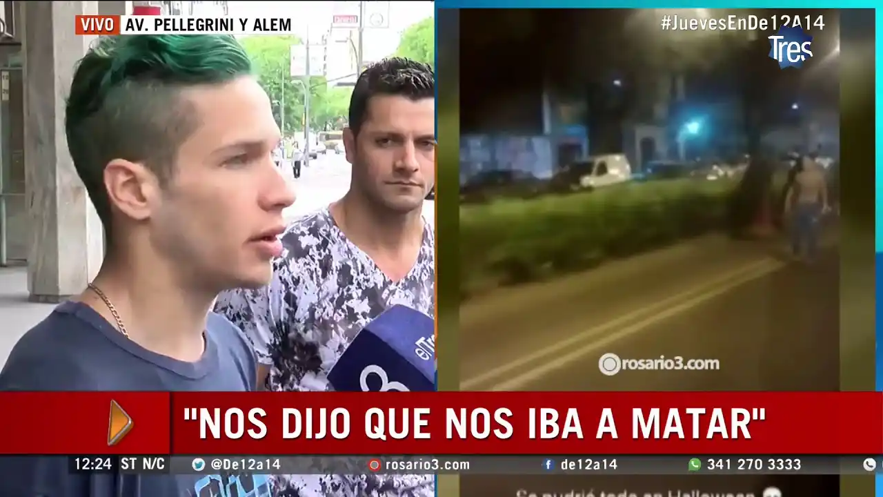 Noche de brujas de terror en Rosario