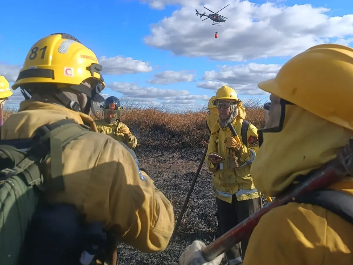 La provincia coordinó acciones con Entre Ríos y Buenos Aires para controlar los incendios en el delta del Paraná.