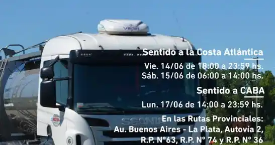 Feriado de Güemes: Restricción de tránsito pesado por fin de semana largo en rutas de Provincia