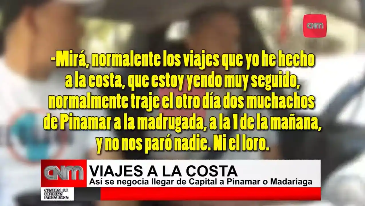 Descubren taxistas porteños que cobran $7 mil para viajar a la Costa: "No está permitido", aclararon desde Provincia