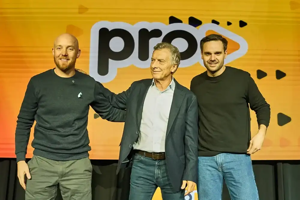 El expresidente Mauricio Macri durante el acto “Próximo Paso” del PRO en Mendoza.